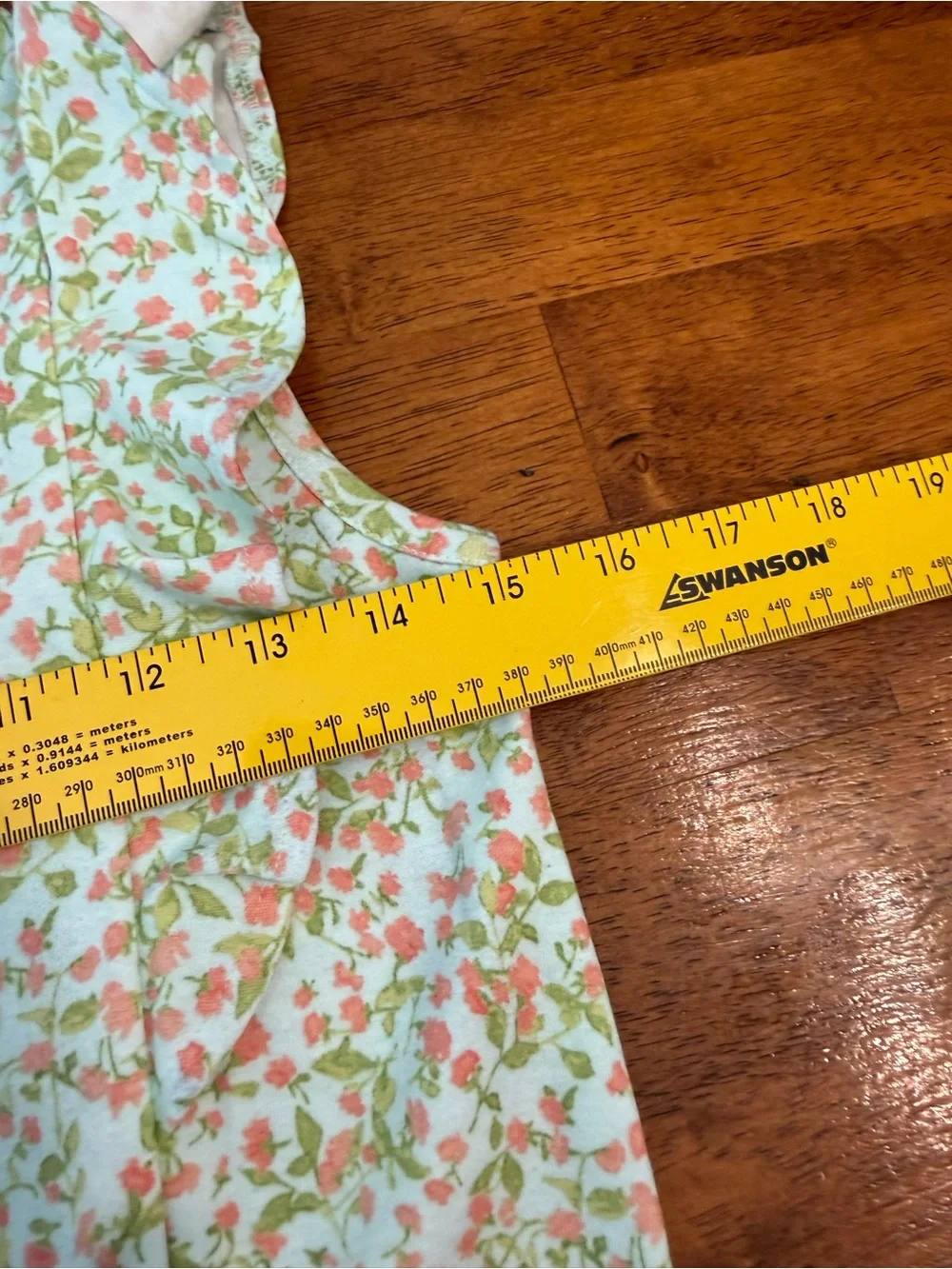 Eyelet & Ivy Girls Ruffle Floral Romper Mint Pink Ditsy Green Size 14